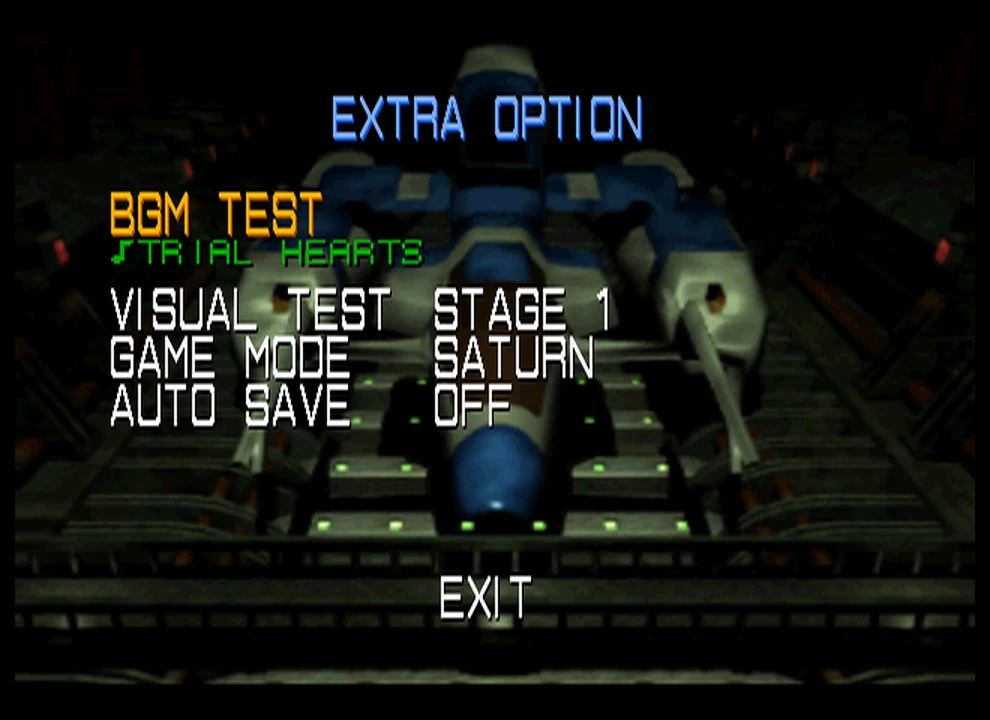 EXTRA OPTION 의 VISUAL TEST 항목